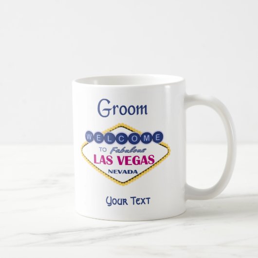 Las Vegas Groom Tasse (Rechts)