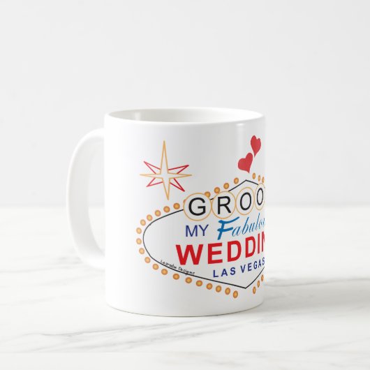 Las Vegas Groom Tasse (Vorderseite Links)