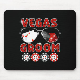 Las Vegas Groom Wedding T-Shirt Bachelor Party Sta Mousepad