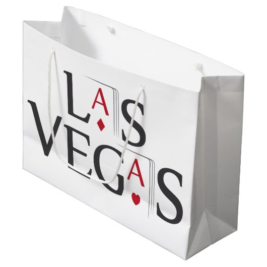 Las Vegas Große Geschenktüte (Vorderseite Schrägansicht)