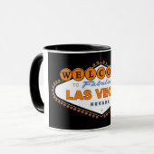 Las Vegas Halloween Ringer Tasse mit Kürbis (Vorderseite Links)