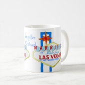 Las Vegas-Heirat-Feier Kaffeetasse (VorderseiteRechts)