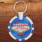 Las Vegas High Roller $100,00 Poker Chip Schlüssel Schlüsselanhänger (Vorderseite)