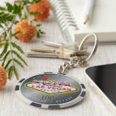 Las Vegas High Roller $100 Poker Chip Schlüsselanh Schlüsselanhänger (Seite)