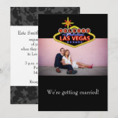 Las Vegas Hochzeit Einladung (Vorne/Hinten)