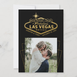 Las Vegas Hochzeit in Urlaubsort Black Gold Foto Save The Date