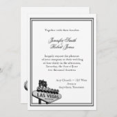 Las Vegas Hochzeit in Urlaubsort Einladung (Vorne/Hinten)