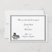 Las Vegas Hochzeit in Urlaubsort Save the Date (Vorderseite)