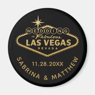 Las Vegas Hochzeit Sichern Sie das Datum oder den  Magnet
