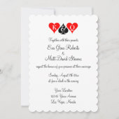 Las Vegas Hochzeit Thema Einladungen Custom lädt (Vorderseite)