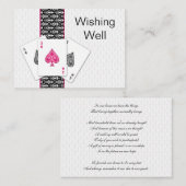 Las Vegas Hochzeit wünscht gute Karten (Vorne/Hinten)