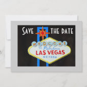 Las Vegas Hochzeiten speichern das Datum Save The Date (Vorderseite)