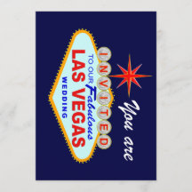 Las Vegas Hochzeits Einladung