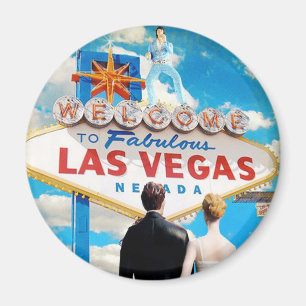 Las Vegas Hochzeitseinladung Magnet
