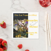 Las Vegas Hochzeitsempfang Serviette (Beispiel)