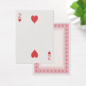 Las Vegas Hochzeitskarte Gold 2 des Herzens (Schreibtisch)