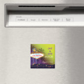 Las Vegas Hochzeitsnacht Save the Date Magnet (In Situ (Geschirrspüler))