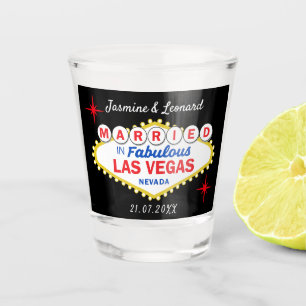 Las Vegas Hochzeitsparty Geschenk Schnapsglas