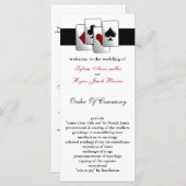 Las Vegas Hochzeitsprogramme Programm (Vorne/Hinten)