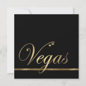 Las Vegas Hochzeitsvorlage Einladung (Vorderseite)