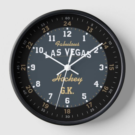 Las Vegas Hockey Gold Bracelet Watch Uhr (Vorderseite)
