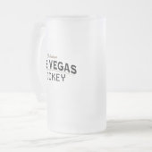 Las Vegas Hockey Mattiert Glass Tasse (Vorderseite Links)