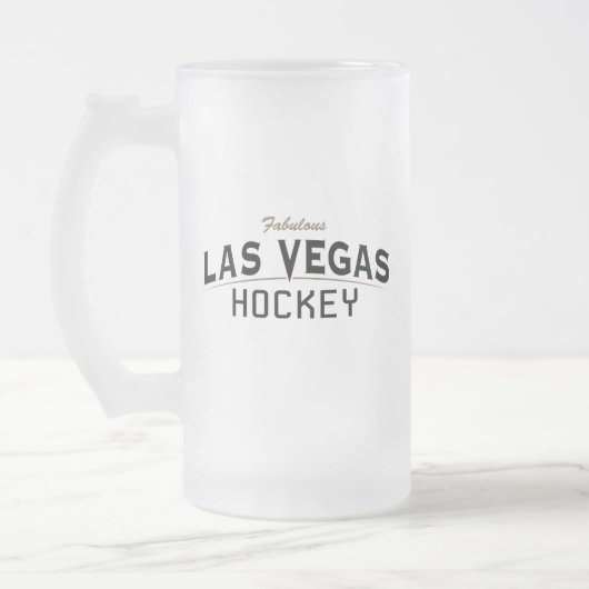 Las Vegas Hockey Mattiert Glass Tasse (Links)