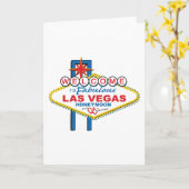 Las Vegas Honeymoon Karte (Gelbe Blume)