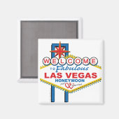 Las Vegas Honeymoon Magnet (Vorderseite/Rückseite)