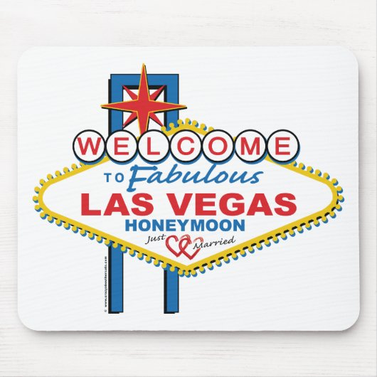 Las Vegas Honeymoon Mousepad (Vorne)