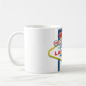 Las Vegas Honeymoon Retro Kaffeetasse (Links)