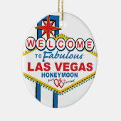Las Vegas Honeymoon Retro Keramikornament (Rechts)