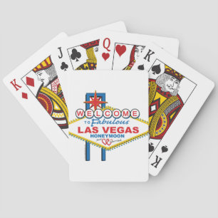 Las Vegas Honeymoon Retro Spielkarten