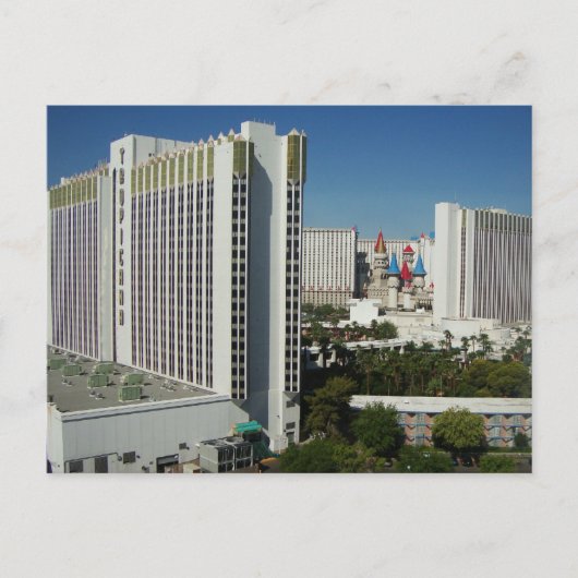 Las Vegas Hotels Postkarte (Vorderseite)