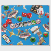 Las Vegas Icons - Gamblers Freude Geschenkpapier (Flach)