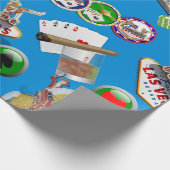 Las Vegas Icons - Gamblers Freude Geschenkpapier (Ecke)