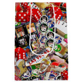 Las Vegas Icons ~ Gamblers Freude Mittlere Geschenktüte (Rückseite)