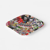 Las Vegas Icons - Gamblers Freude Pappteller (Gewinkelt)