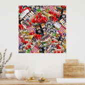 Las Vegas Icons Gamblers Freude Poster (Küche)