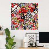 Las Vegas Icons Gamblers Freude Poster (Heimbüro)