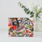 Las Vegas Icons ~ Gamblers Freude Postkarte (Stehend Vorderseite)