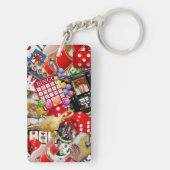 Las Vegas Icons - Gamblers Freude Schlüsselanhänger (Rückseite)