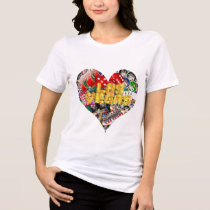 Las Vegas Icons - Herzform Tri-Blend Shirt