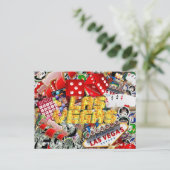 Las Vegas Icons - Neon Lights Postkarte (Stehend Vorderseite)