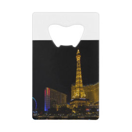 Las Vegas in der Nacht Geldbeutel Flaschenöffner