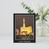 Las Vegas in der Nacht Postkarte (Stehend Vorderseite)