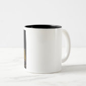 Las Vegas in der Nacht Zweifarbige Tasse (VorderseiteRechts)