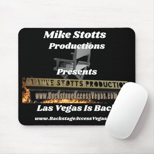 Las Vegas is Back Mouse Pad Mousepad (Mit Mouse)