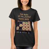 Las Vegas Jackpot Junggeselinnen-Abschied Name & F T-Shirt (Vorderseite)