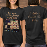 Las Vegas Jackpot Junggeselinnen-Abschied Name & F T-Shirt<br><div class="desc">Es ist Zeit,  den Jackpot in Vegas zu schlagen. Sie können das Foto des Steckplatzes in ein Foto Ihrer Wahl ändern oder es verlassen. Die Rückseite des t Shirts hat Ihren Namen und Anlass. Um Text und Fotos zu ändern oder zu löschen,  klicken Sie auf die Schaltfläche Personalisieren.</div>